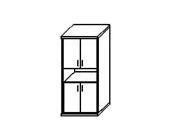 Шкаф высокий широкий (4 низкие двери ЛДСП) А.СТ-1.5