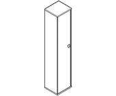 Шкаф высокий узкий Л/П (1 высокая дверь ЛДСП) Л.СУ-1.9 Л/П