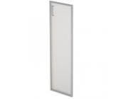 Дверь стеклянная матовая в алюминиевой раме 6Фс.012