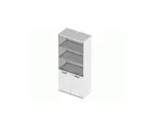 Шкаф комбинирован. 80H009 W3 alum