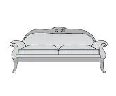 Диван (3 места) ALX1008