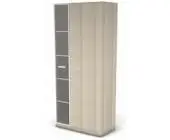 Шкаф 5-ур. комб. Л/П (стекло) 89,8х46,6х201,7 .