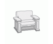 Кресло с подлокотниками Зевс (алькантара) PVDIVZE1N