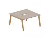 Cтол bench отдельный 140х160х75см (с эргономичными вырезами) AW2TV148
