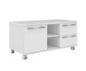 Тумба  мобильная с 2 ящиками и левой дверью EMP222SX.HGW