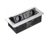Лючок 2 розетки с USB-разъемами CBM33622302