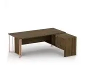 Стол руководителя с тумбой правый 207x168x75 ТБ-Д0034387