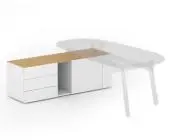 Тумба опорная левая, петли хром 165x54x57 .