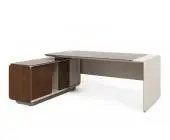 Стол руководителя с тумбой L 203x162x75.2 .