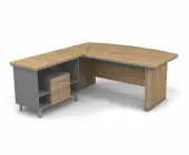 Стол руководителя угловой L 180x205x76 .