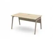 Стол с кабель-каналом на H-каркасе с экраном 138x80x74,3 .