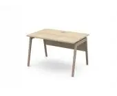 Стол с кабель-каналом на H-каркасе с экраном 118x80x74,3 .