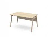 Стол на H-каркасе с экраном 138x80x74,3 .