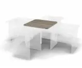 Сектор квадратный 90x90x2,8 .