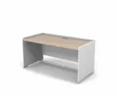 Стол прямой с низким экраном 161,2x80x82,2 .