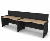 Стол эргономичный бенч с высоким экраном 320,8x80x118,7 .