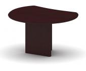 Приставка спереди стола для вариантов 001-016; круглая; опора из ДСП ПК-КНС-ПР110Х90/Д-В1-120
