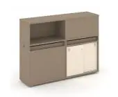 Тумба двойная с надставкой низкой ES.NB.2N-20