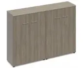 Шкаф средний комбинированный закрытый (топ МДФ) МР 9392 МП/ВЛ/ВЛ