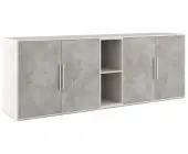 Шкаф низкий 4 створки, с нишей BTN361530