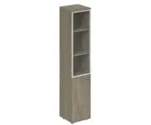 Шкаф высокий со стеклом, з.ст HDF, левый WN.702 L