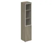 Шкаф высокий со стеклом, з.ст ЛДСП, левый WN.712 L
