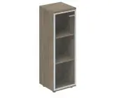 Шкаф средний со стеклом, з.ст ЛДСП, левый WN.812 L