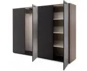 Шкаф д/бумаг+гардероб 108 603 KR/BL