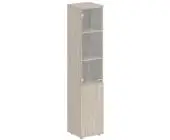 Шкаф высокий со стеклом, з.ст ЛДСП L/R SG.812.GL L/R
