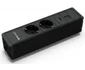 Розеточный блок 2TSN+1USB зарядка 5V/2A+RJ45 AUX7003
