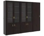 Шкаф для бумаг с гардеробом 5 створок Композиция 4