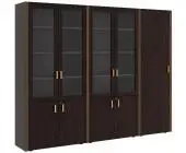 Шкаф для бумаг с гардеробом 5 створок Композиция 4