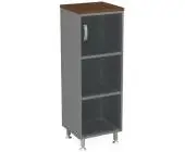 Стеллаж закрытый витрина стекло левый RB049-45X43R