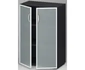 Шкаф закрытый со стеклом К2578