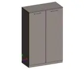 Шкаф средний универсальный (двери ЛДСП) JNS924