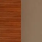 Шпон тик/Лак бежевый