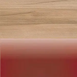 Pacific Walnut/Glass Ruby Red 184