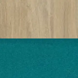 Дуб медовый/бирюзовый (galaxy turquoise)