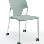 офисные стулья aktiva (актива) на 4 ногах и колесах пластиковый