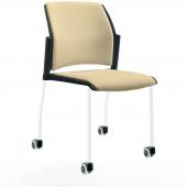 офисные стулья restart (рестарт) на 4 ногах и колесах с мягким сиденьем и спинкой