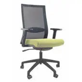 для персонала брента блэк (brenta black) сиденье мягкое спинка сетка